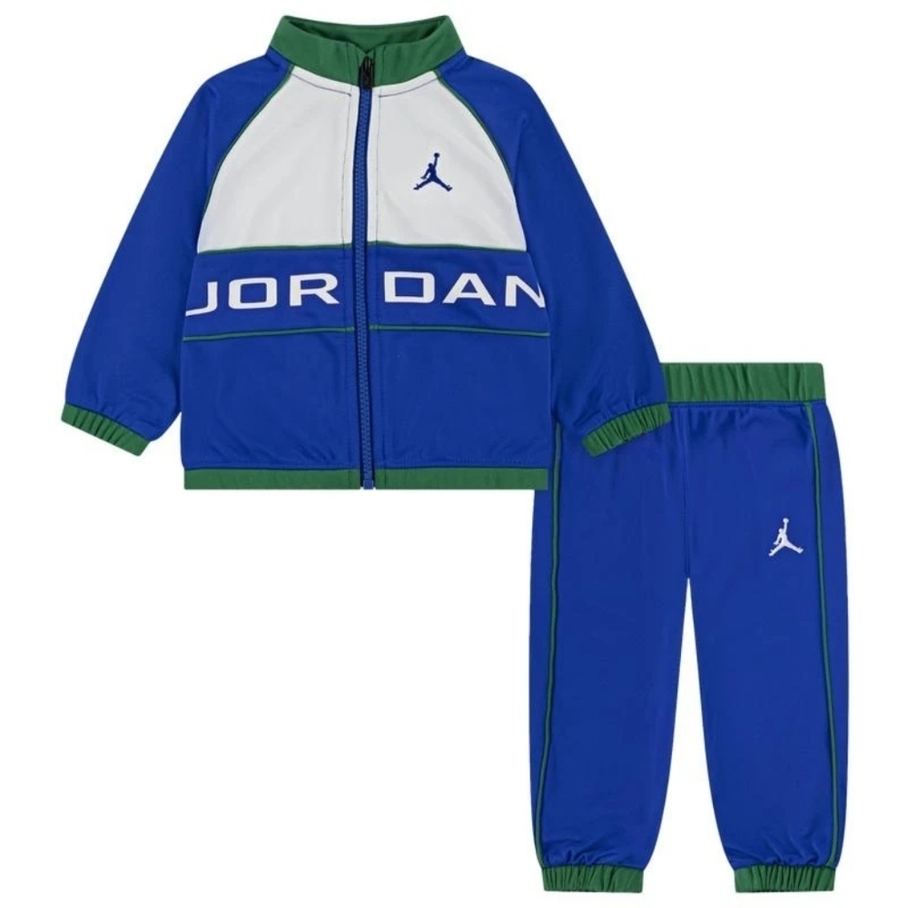 Jordan Kids' 2-piece track suit jacket in French Blue/White